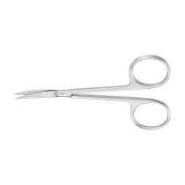Ciseaux délicats à iris Aesculap, courbés,pointue, 115 mm