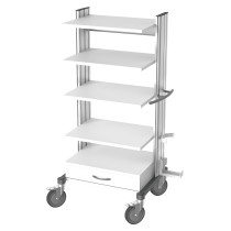 Chariot d'intervention médicale HAEBERLE swingo-clinic 60 métal