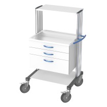 Chariot d'urgence HAEBERLE swingo-clinic 60 métal