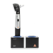 HEINE mini 3000 LED F.O. Otoscope avec Poignée rechargeable et chargeur mini NT